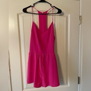 Fuchsia Loveriche Sleeveless Strappy Romper